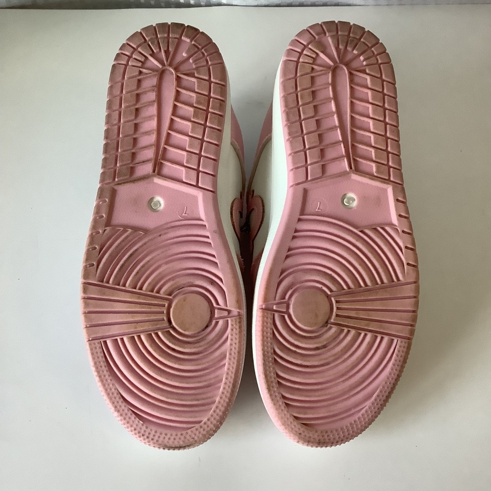 True Religion Allison Sneaker Rhinestone Sparkle Laces Pink White Womens Size 7M - Picture 5 of 16